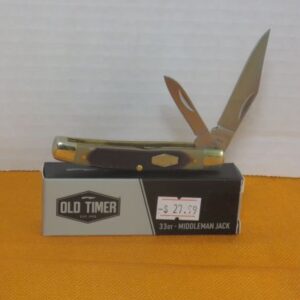 SCHRADE OLD TIMER 33OT MIDDLEMAN JACK POCKET KNIFE TWO BLADE